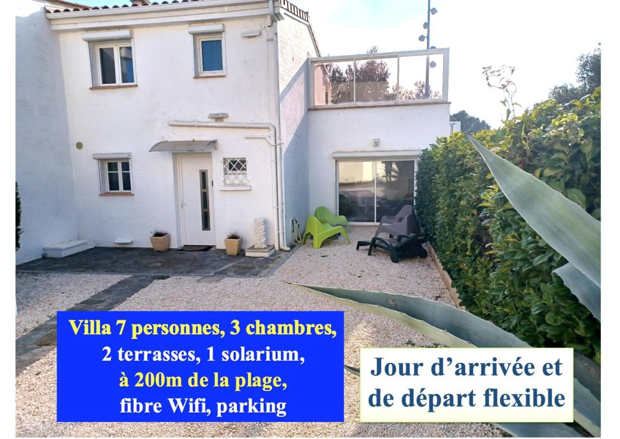 Cote Indigo - Villa 7 Personnes, 3 Chambres, 3 Terrasses - A 150 De La Mer Saint-Pierre-la-Mer  Bagian luar foto